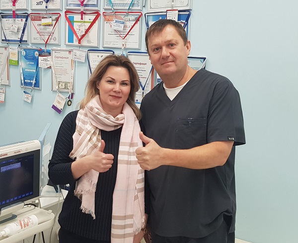 Благодарность пациентки Семенова после лечения варикоза