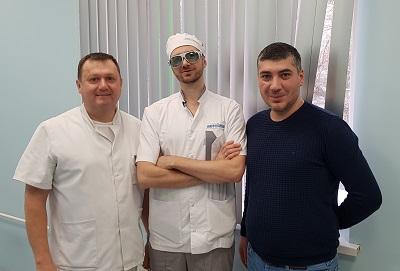 Главный врач клиники "Ластикмед" Росуховским Д.А. и зам. главного врача по хирургии "ИПМ" Кургинян Х.М.