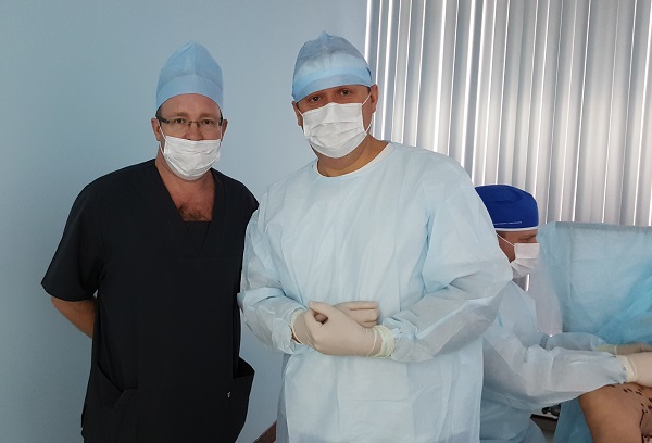 Малышев К.В. на лазерной операции в клинике доктора Семенова А.Ю. в 2015 году
