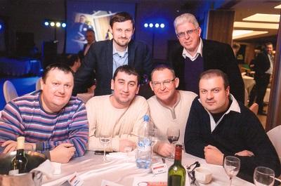 Семенов А.Ю. с друзьями флебологами на гала-ужине