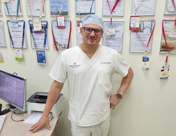 Petr Aleksandrovich Pirozhenko vascular surgeon phlebologist PhD Novorossiysk