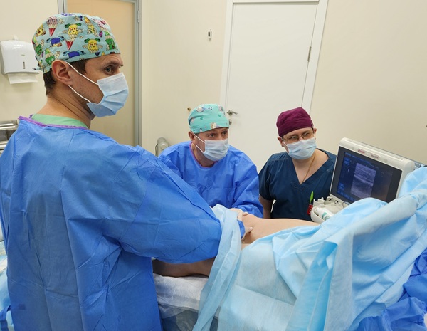 Флеболог Кобзев И.В. постигает тонкости Total EVLA в исполнении Семенова А.Ю.