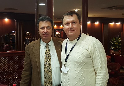 Доктор Семенов А.Ю. с профессором Аттилио Кавецци (Италия) 