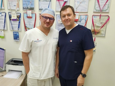 Дружеский визит хирурга, флеболога из Новороссийска, Пироженко Петра Александровича, 09.10.2025 г., МИФЦ, Москва