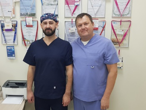 Мастер-класс для сосудистого хирурга, флеболога из Кургана Лазарева Александра Сергеевича, Москва, 6-8.12.2023г.