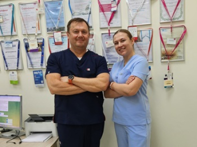 Мастер-класс по микросклеротерапии для хирурга, флеболога из Курска Расторгуевой Полины Алексеевны, 06.11.2025г., МИФЦ, Москва