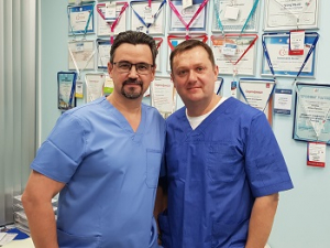 Дружеский визит сосудистого хирурга, флеболога из Казани Романа Александровича Бредихина, Москва, 21.12.2021г.