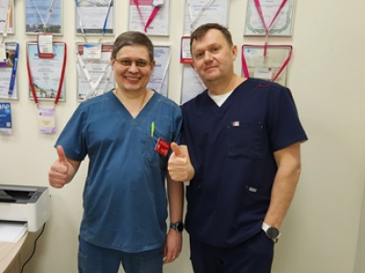 Мастер класс по лечению варикоза методом Total EVLA для хирурга из Тулы Кобзева Ильи Викторовича. 16-20.02.2026г