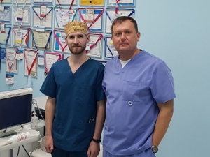 Мастер-класс для хирурга, флеболога из Ачинска, Марудова Михаила Владимировича, 07.09.2022г., Москва